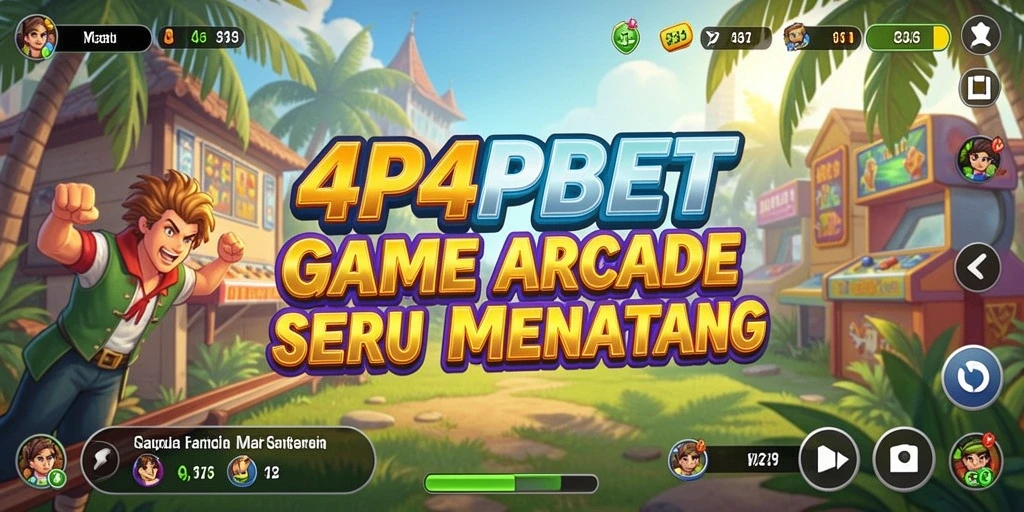Screenshot utama menampilkan gameplay seru dari 4P4PBET.