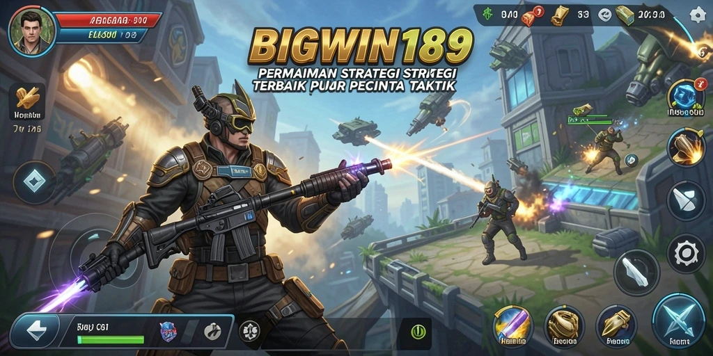 Screenshot gameplay BIGWIN189 yang menampilkan strategi pertarungan yang mendebarkan.