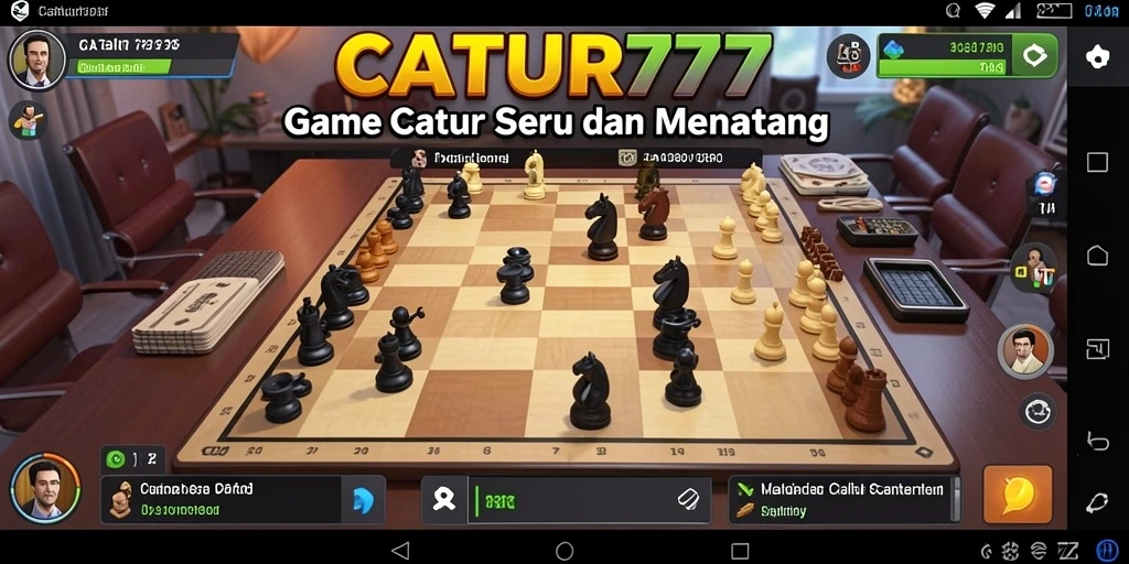 Tampilan gameplay seru dari CATUR777 dalam format Arcade.