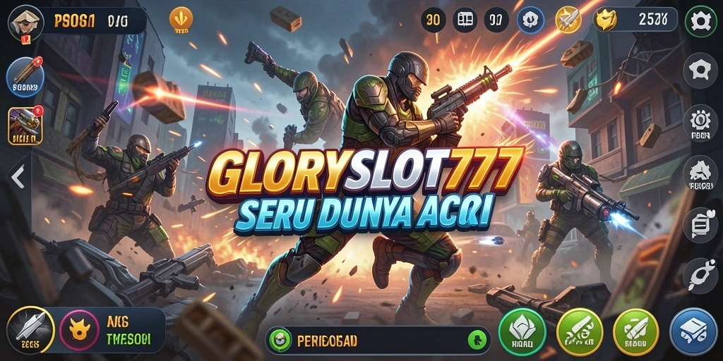 Tampilan seru gameplay yang mendebarkan di GLORYSLOT777.