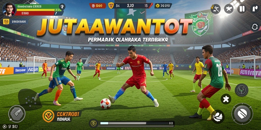 Tampilan gameplay JUTAWANTOTO yang mendebarkan di lapangan.