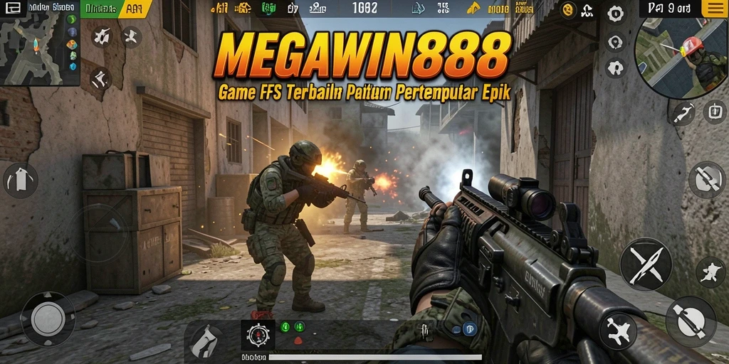 Tampilan epik dari gameplay seru MEGAWIN888.