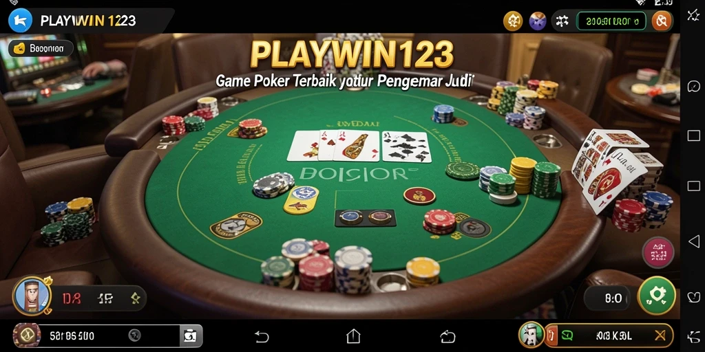 Gameplay Poker yang mendebarkan di PLAYWIN123 dengan pengguna aktif.