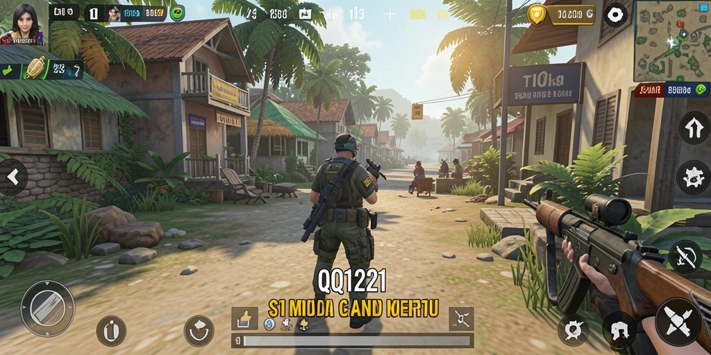 Tampilan gameplay menarik di QQ1221 yang memukau.