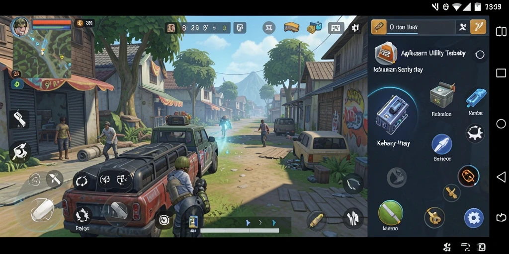 Screenshot V89 menunjukkan antarmuka aplikasi Utility yang mudah digunakan.