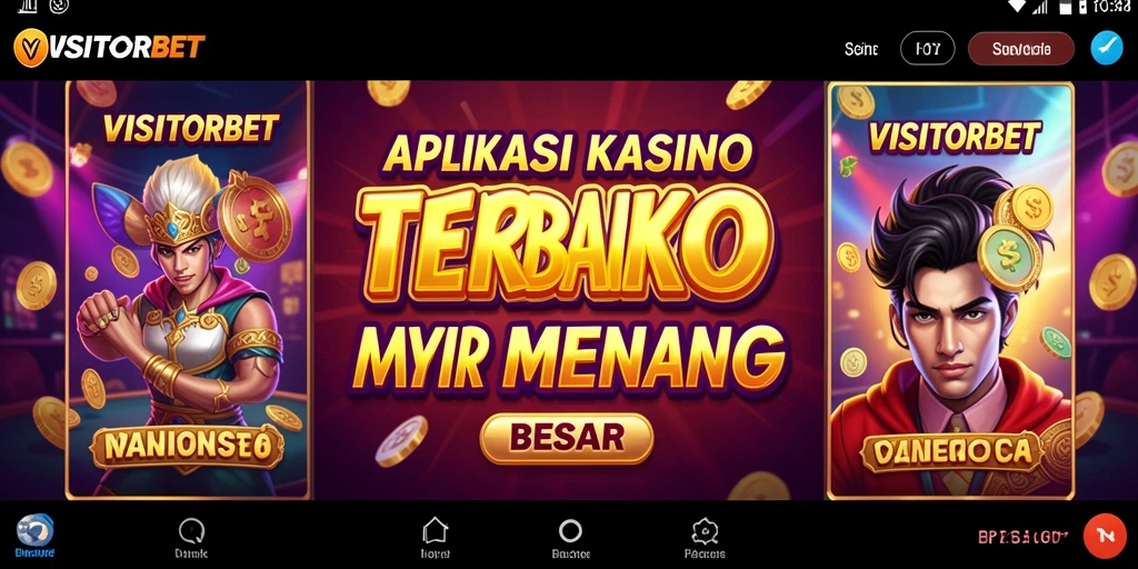 Tampilan gameplay seru dan mengasyikkan di VISITORBET.